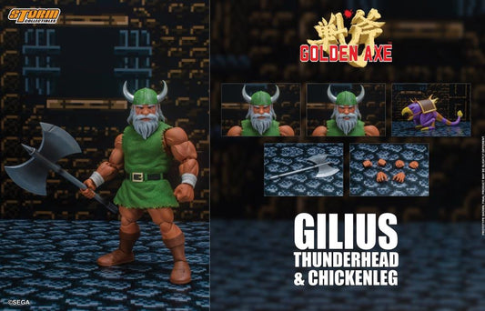 Golden Axe Gilius Thunderhead & Chickenleg 1/12 Scale Figure Set