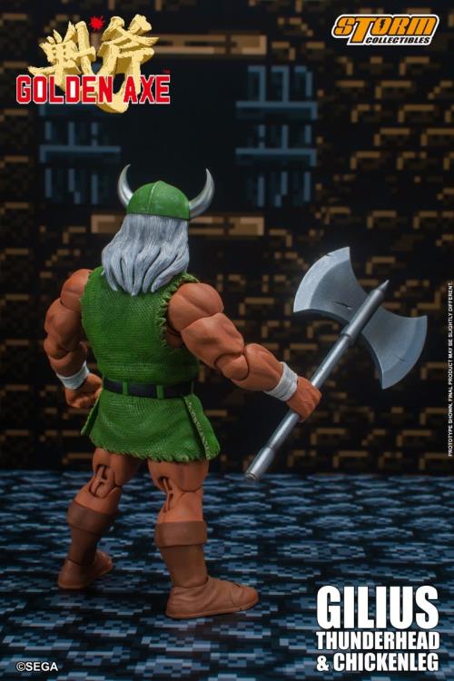 Golden Axe Gilius Thunderhead & Chickenleg 1/12 Scale Figure Set