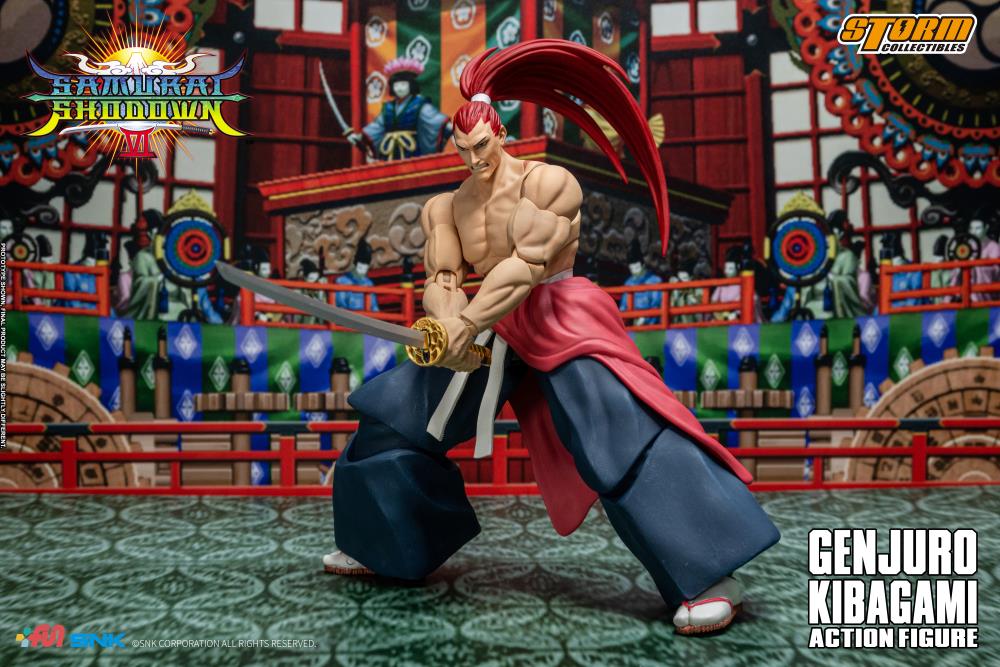 PRE-ORDER Samurai Shodown Genjuro Kibagami 1/12 Scale Figure