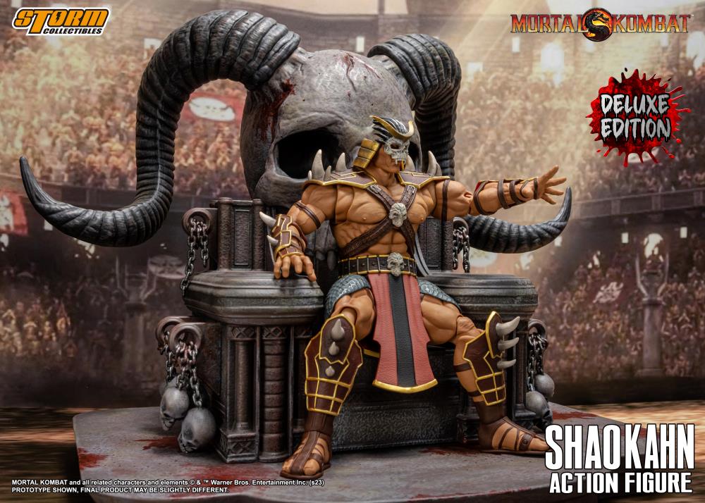 PRE-ORDER Mortal Kombat Shao Kahn w/Throne (Deluxe Ver.) 1/12 Scale Figure