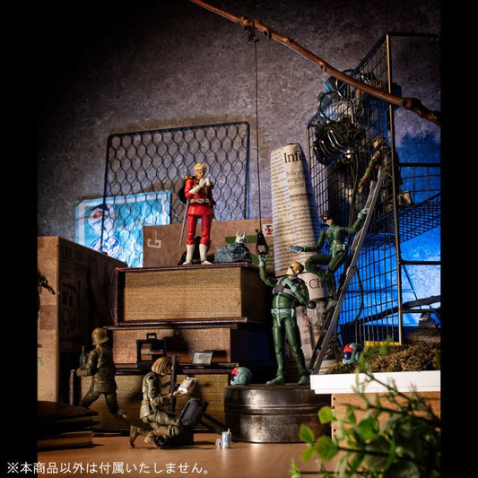 Mobile Suit Gundam G.M.G. Principality of Zeon Standard Infantry Soldier and Char Aznable Set of 3 Figures