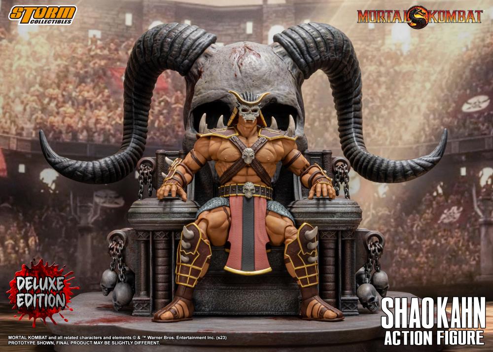PRE-ORDER Mortal Kombat Shao Kahn w/Throne (Deluxe Ver.) 1/12 Scale Figure