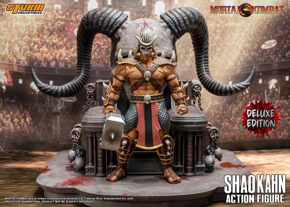 PRE-ORDER Mortal Kombat Shao Kahn w/Throne (Deluxe Ver.) 1/12 Scale Figure