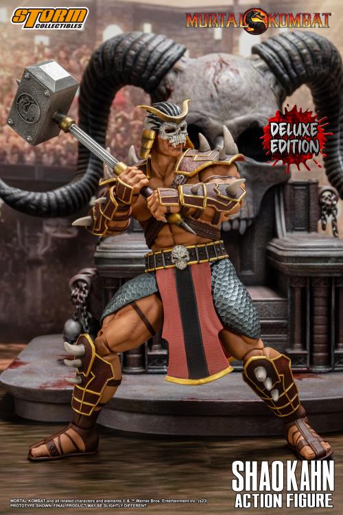 PRE-ORDER Mortal Kombat Shao Kahn w/Throne (Deluxe Ver.) 1/12 Scale Figure