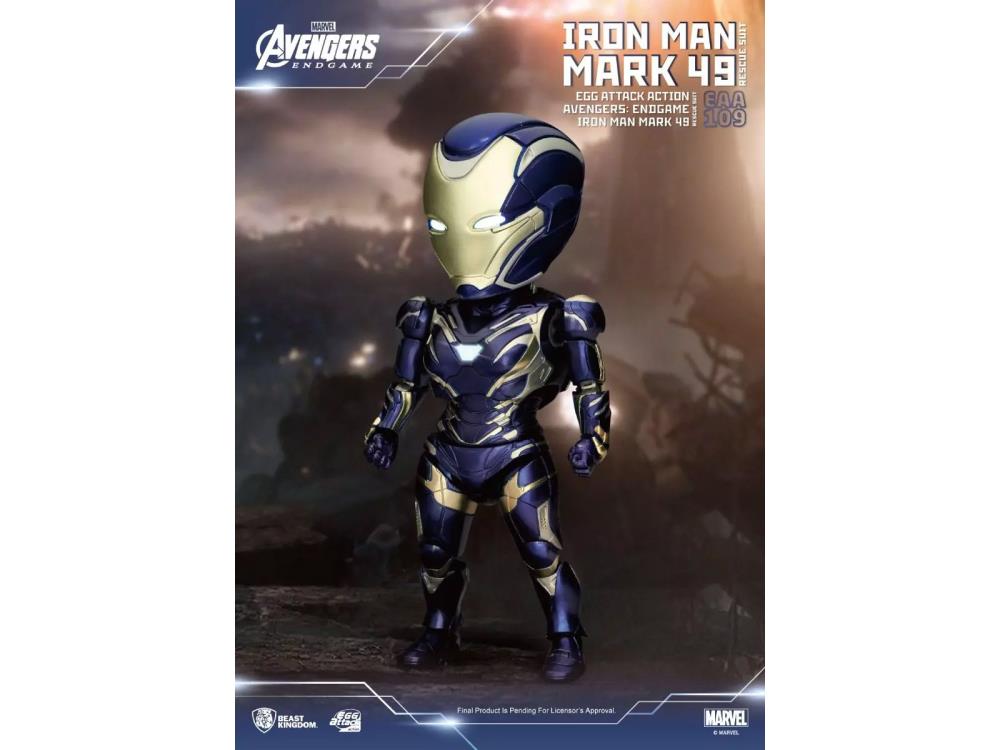 Avengers: Endgame Egg Attack Action EAA-109 Iron Man Mk49 Rescue