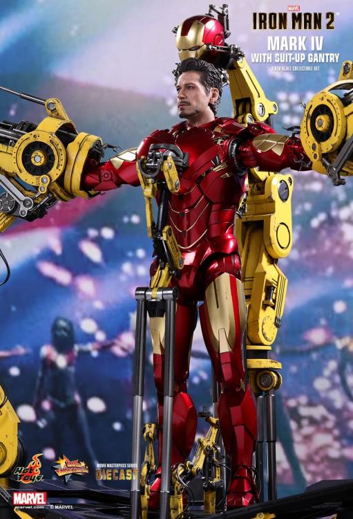 Iron Man 2 MMS462D22 Iron Man Mark IV 1/6th Scale Figure with Suit-Up Gantry