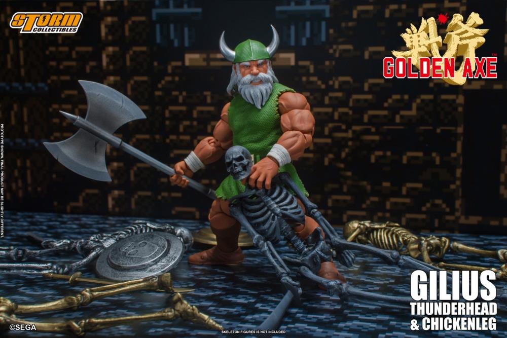 Golden Axe Gilius Thunderhead & Chickenleg 1/12 Scale Figure Set