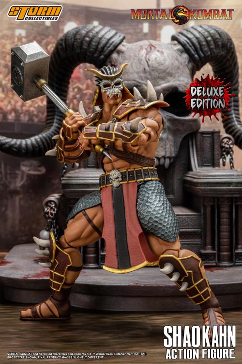 PRE-ORDER Mortal Kombat Shao Kahn w/Throne (Deluxe Ver.) 1/12 Scale Figure