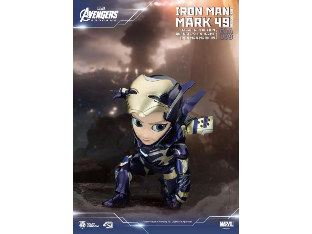Avengers: Endgame Egg Attack Action EAA-109 Iron Man Mk49 Rescue