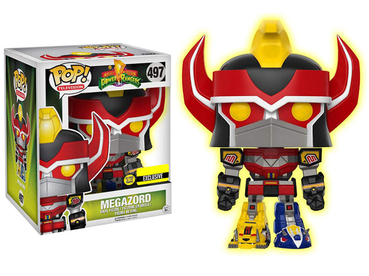 Pop! TV: Power Rangers 6" Super Sized Megazord (Glow in The Dark) Exclusive