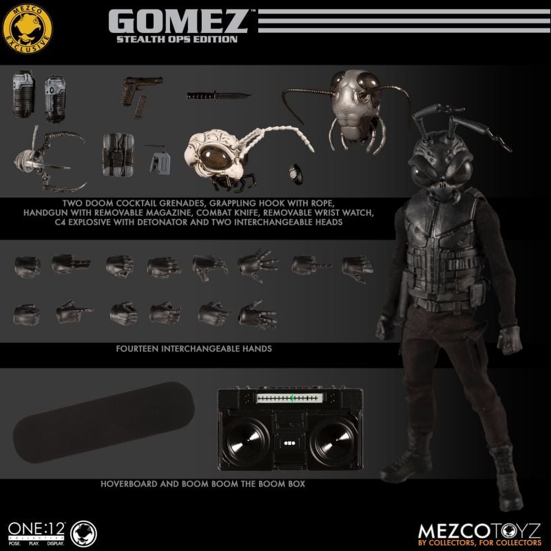 One:12 Collective Gomez - Stealth Ops Edition Mezco Exclusive
