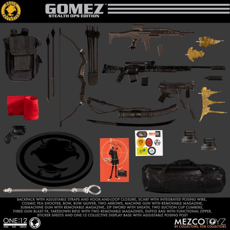 One:12 Collective Gomez - Stealth Ops Edition Mezco Exclusive