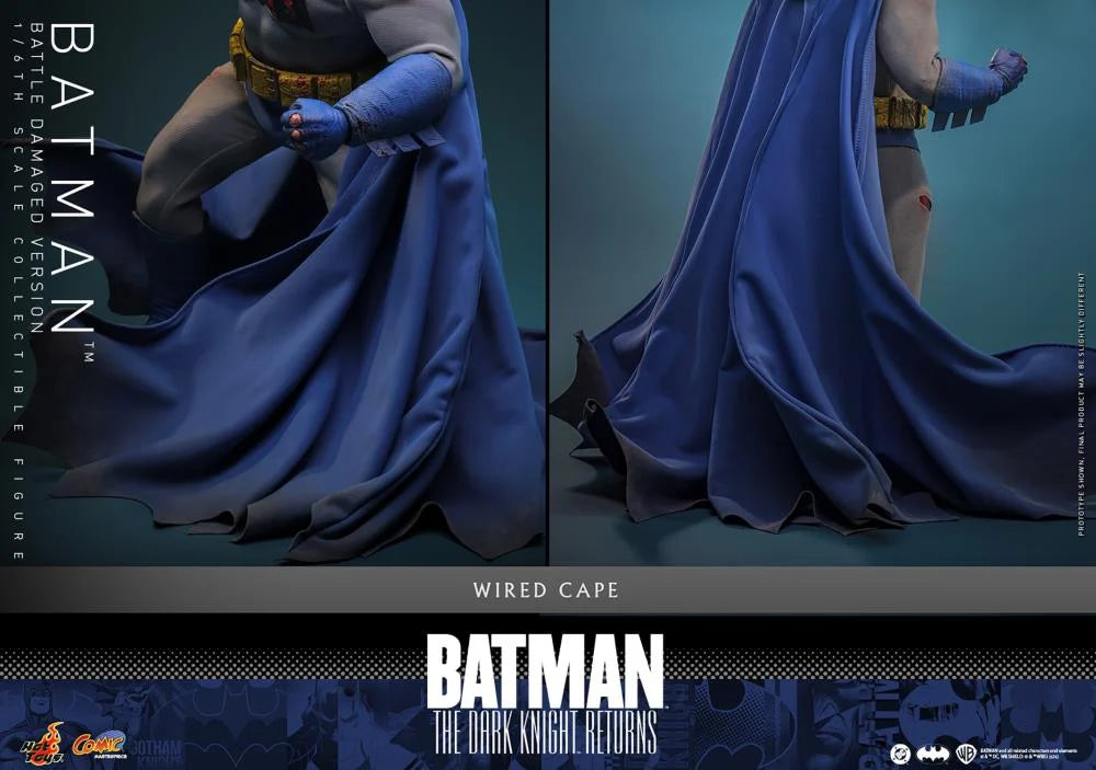 Pre-Order: Batman: The Dark Knight Returns Batman CMS031 (Battle Damaged Version) 1/6th Scale Collectible Figure