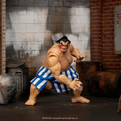 Pre-Order: Ultra Street Fighter II: The Final Challengers E. Honda (Deluxe Ver.) 1/12 Scale Action Figure