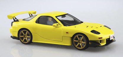 Initial D Keisuke Takahashi's FD3S RX-7 (Project D Ver.) 1/24 Scale Model Kit & Figure