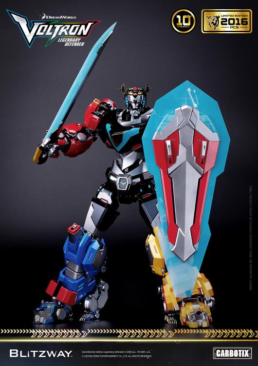 PRE-ORDER - Voltron: Legendary Defender Carbotix 10th Anniversary Voltron (Special Limited Edition Ver.) Action Figure