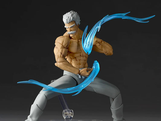 Pre-Order - One-Punch Man Amazing Yamaguchi Revoltech NR113 Bang (Silver Fang Ver.) Action Figure