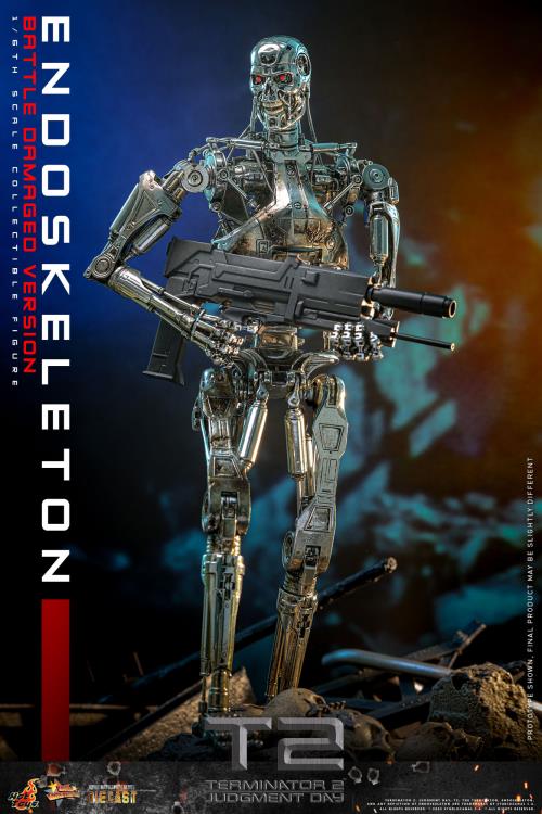 Pre-Order - Terminator 2: Judgement Day MMS840D77 Endoskeleton (Battle Damaged Ver.) 1/6th Scale Collectible Figure