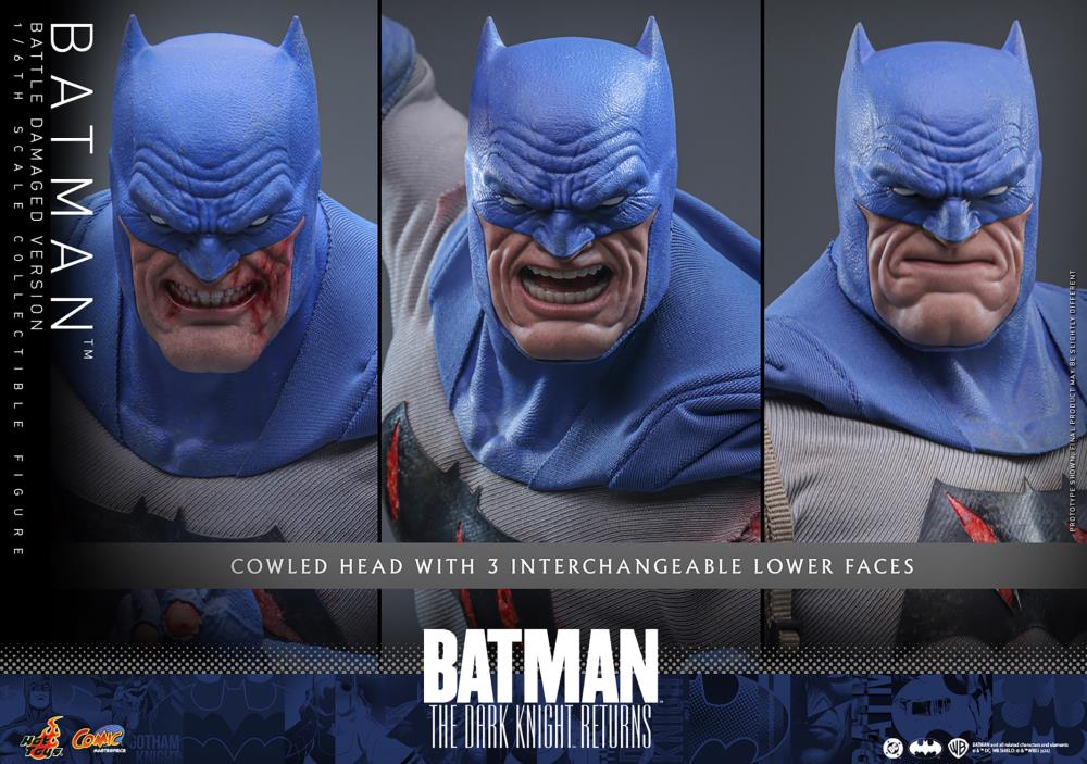 Pre-Order: Batman: The Dark Knight Returns Batman CMS031 (Battle Damaged Version) 1/6th Scale Collectible Figure