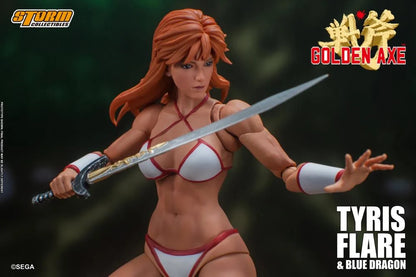 Golden Axe Tyris Flare and Blue Dragon 1/12 Scale Action Figure Set