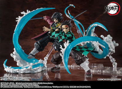 Pre-Order - Demon Slayer: Kimetsu no Yaiba S.H.Figuarts Tanjiro Kamado & Giyu Tomioka Water Breathing Effect Parts Set