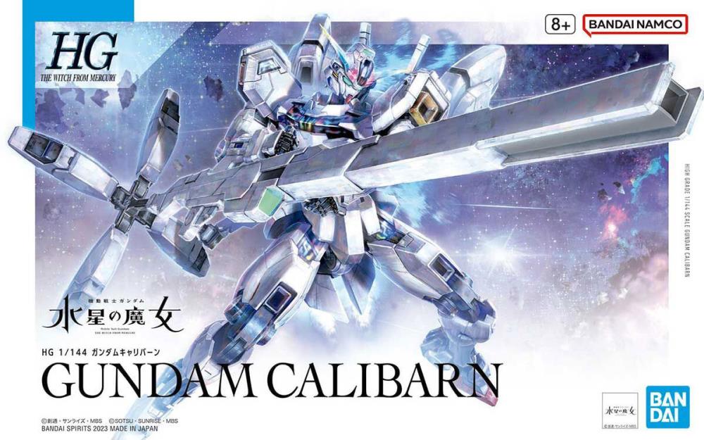 Mobile Suit Gundam: The Witch from Mercury HGTWFM Gundam Calibarn 1/144 Scale Model Kit