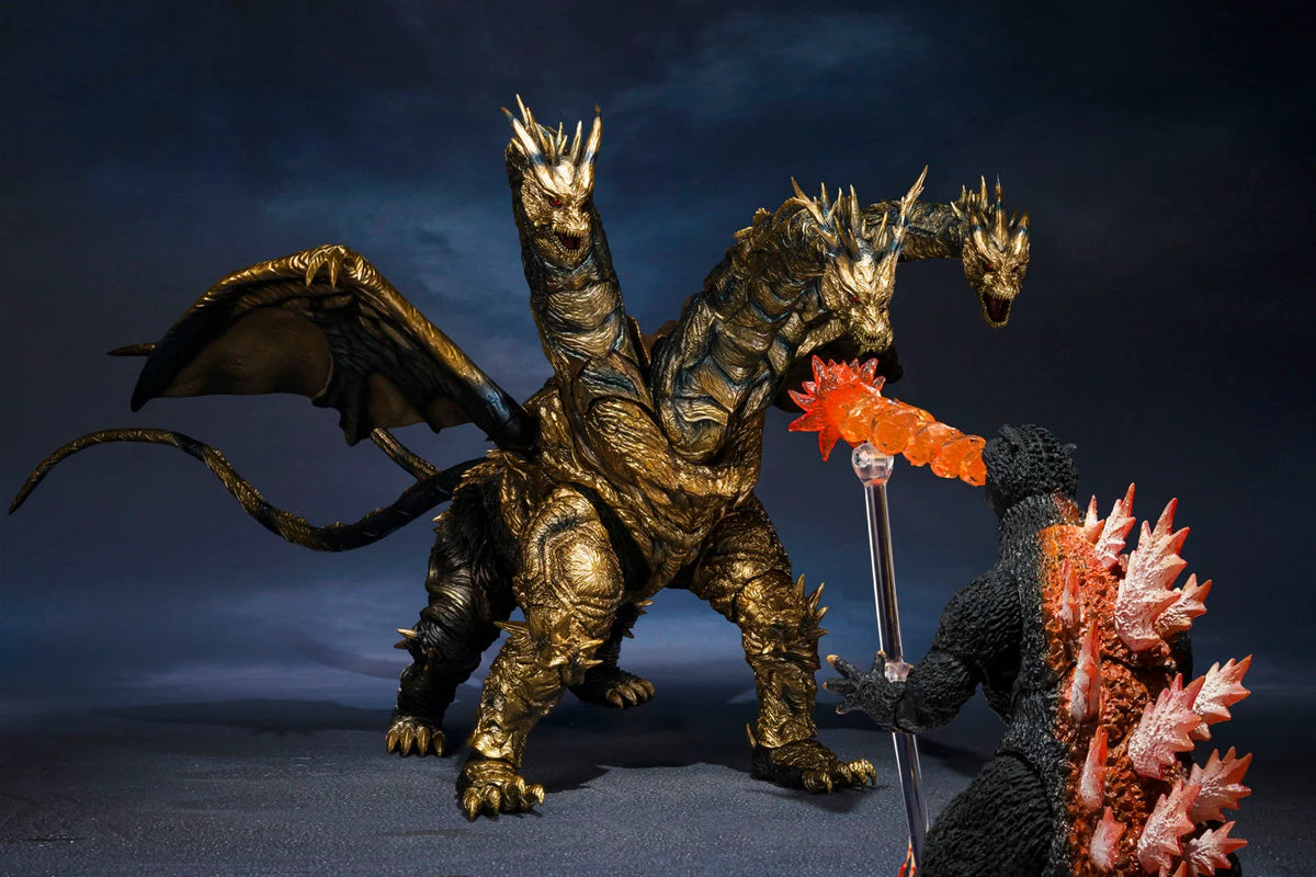 Pre-Order - Godzilla: Final Wars (2004) S.H.MonsterArts Keizer Ghidorah Action Figure