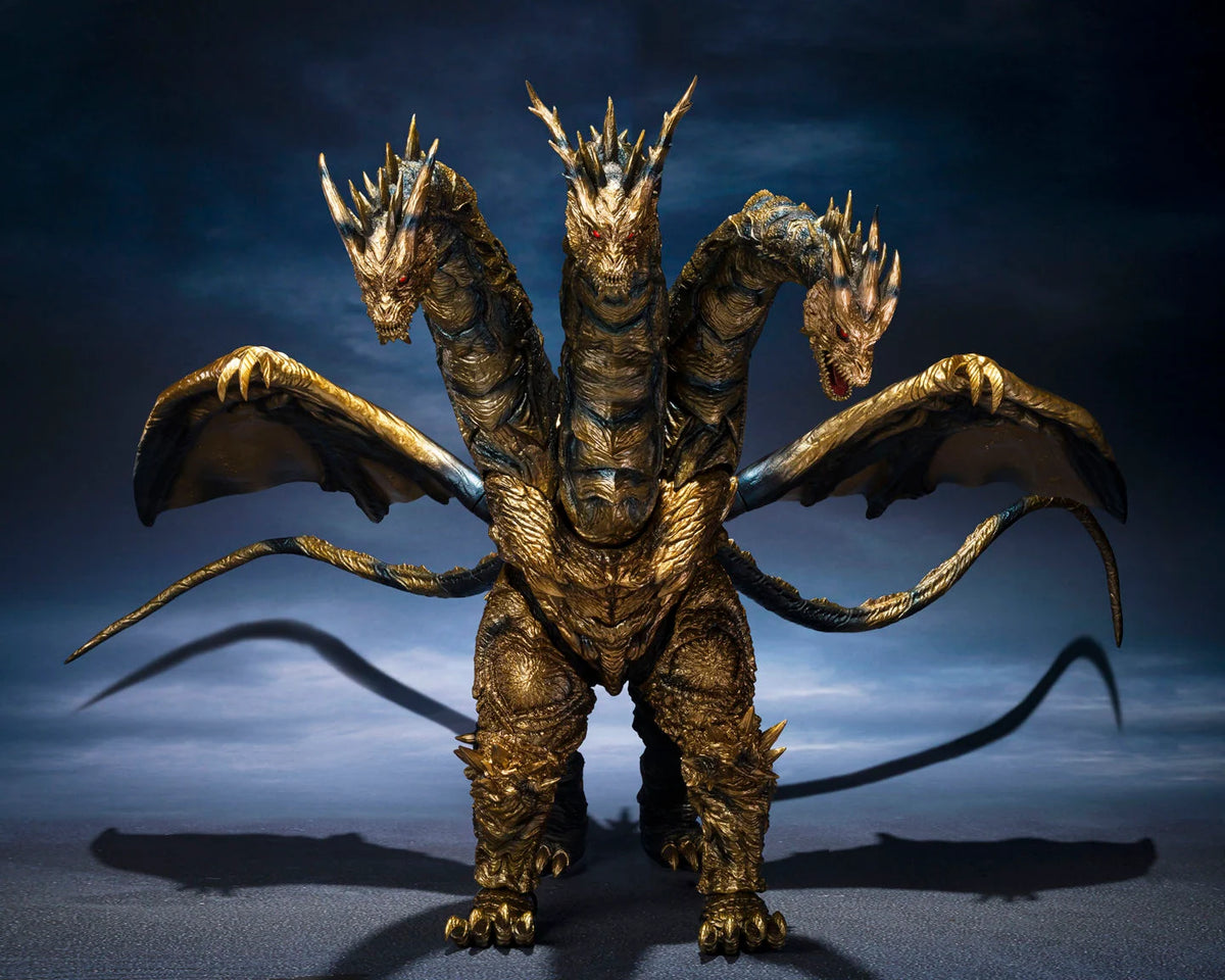 Pre-Order - Godzilla: Final Wars (2004) S.H.MonsterArts Keizer Ghidorah Action Figure