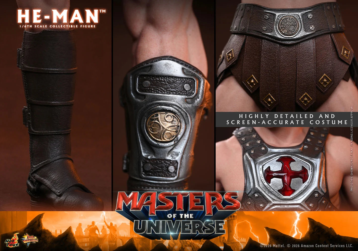 Pre-Order: Masters of the Universe (2026) MMS888 He-Man 1/6th Scale Collectible Figure