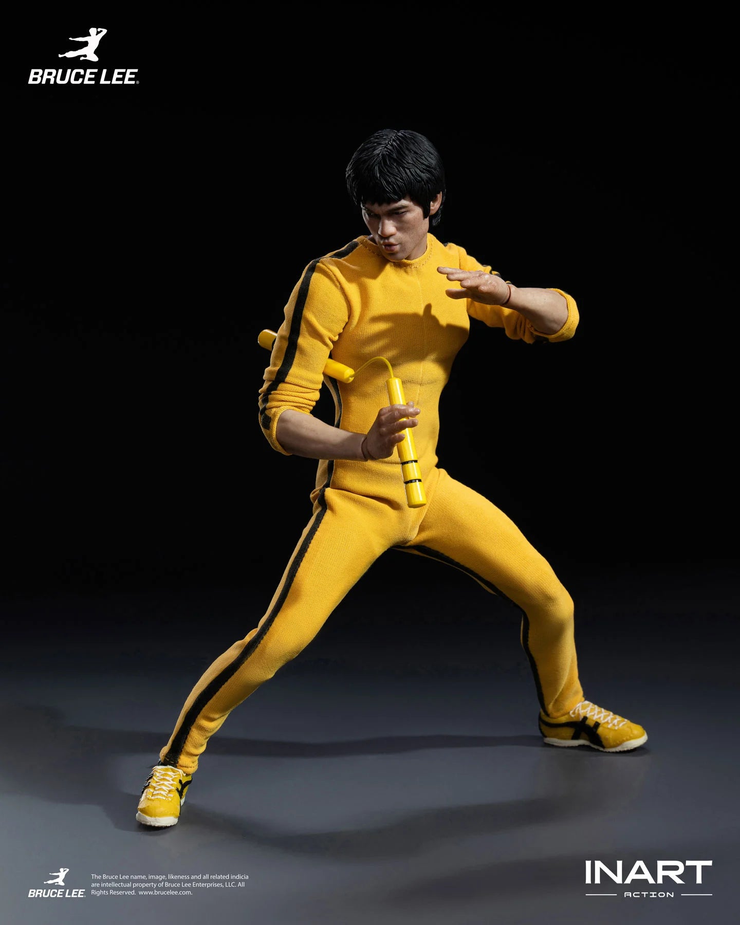 Pre-Order: INART Bruce Lee (Yellow Jumpsuit Ver.) InArt 1/12 Scale Action Figure