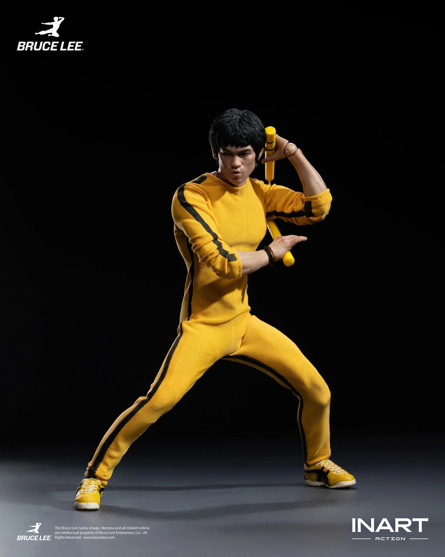 Pre-Order: INART Bruce Lee (Yellow Jumpsuit Ver.) InArt 1/12 Scale Action Figure