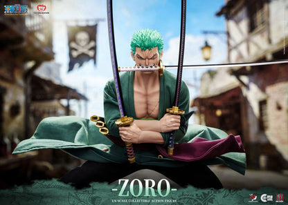 Pre-Order: One Piece Pixel Poses Roronoa Zoro (Deluxe Ver.) 1/6 Scale Action Figure