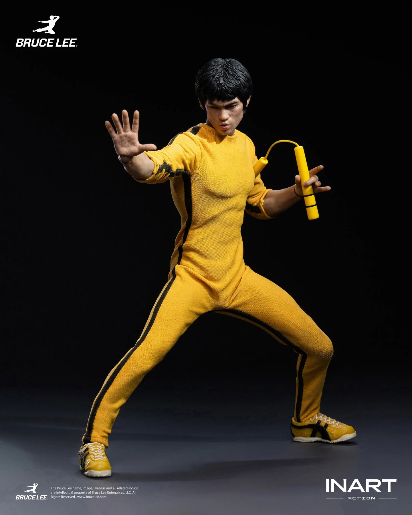 Pre-Order: INART Bruce Lee (Yellow Jumpsuit Ver.) InArt 1/12 Scale Action Figure