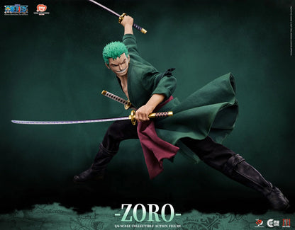 Pre-Order: One Piece Pixel Poses Roronoa Zoro (Deluxe Ver.) 1/6 Scale Action Figure