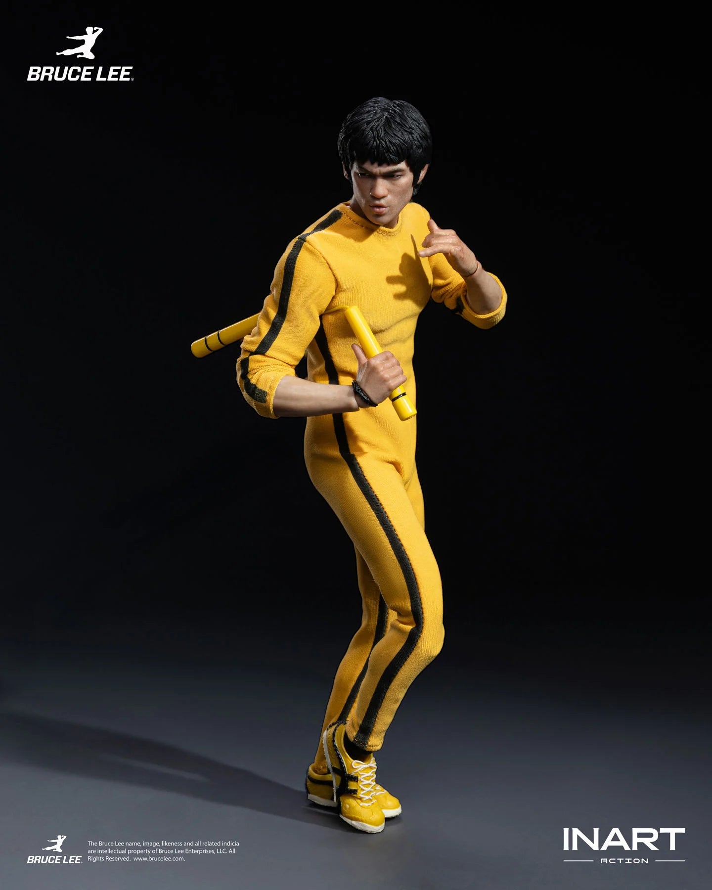 Pre-Order: INART Bruce Lee (Yellow Jumpsuit Ver.) InArt 1/12 Scale Action Figure