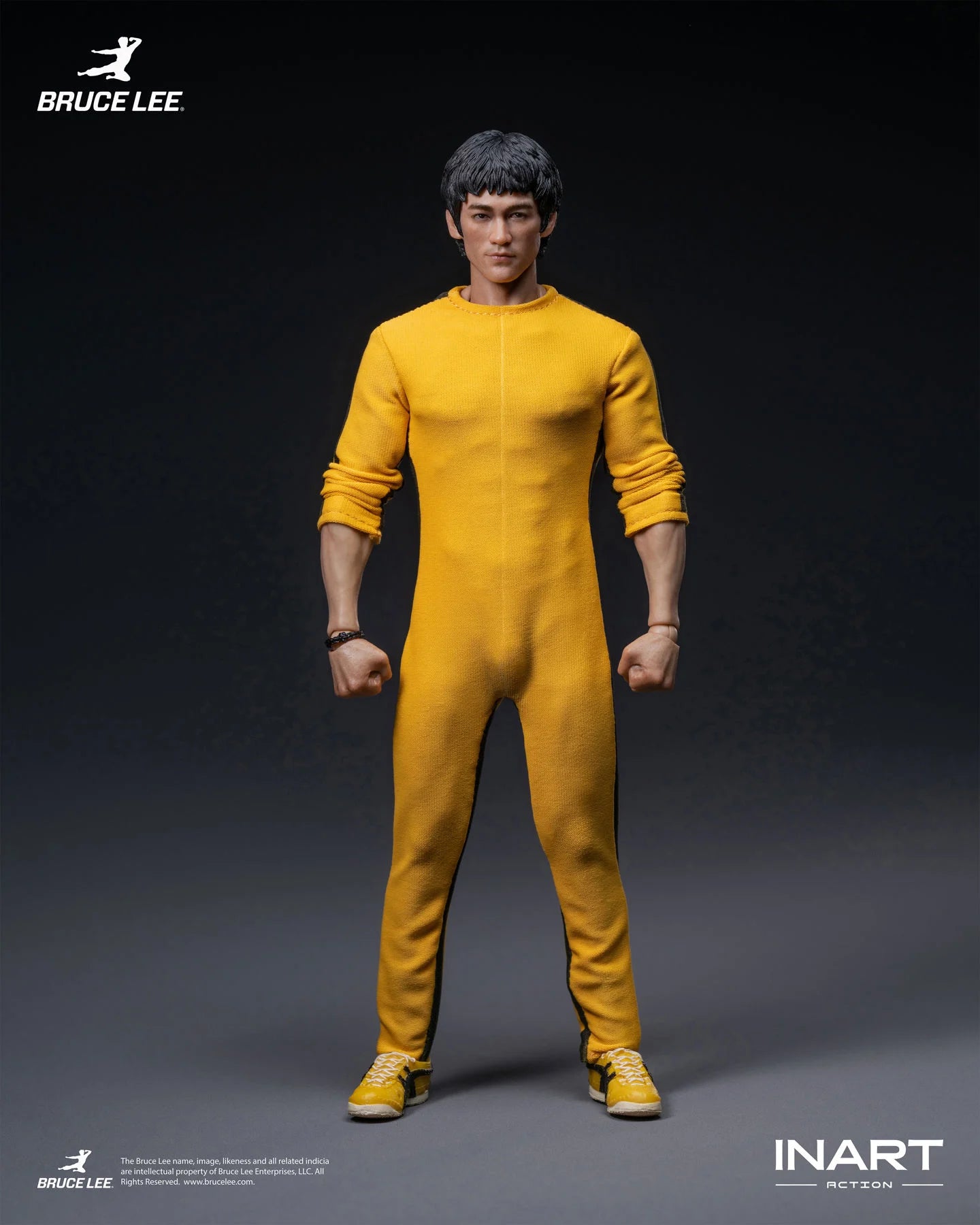 Pre-Order: INART Bruce Lee (Yellow Jumpsuit Ver.) InArt 1/12 Scale Action Figure