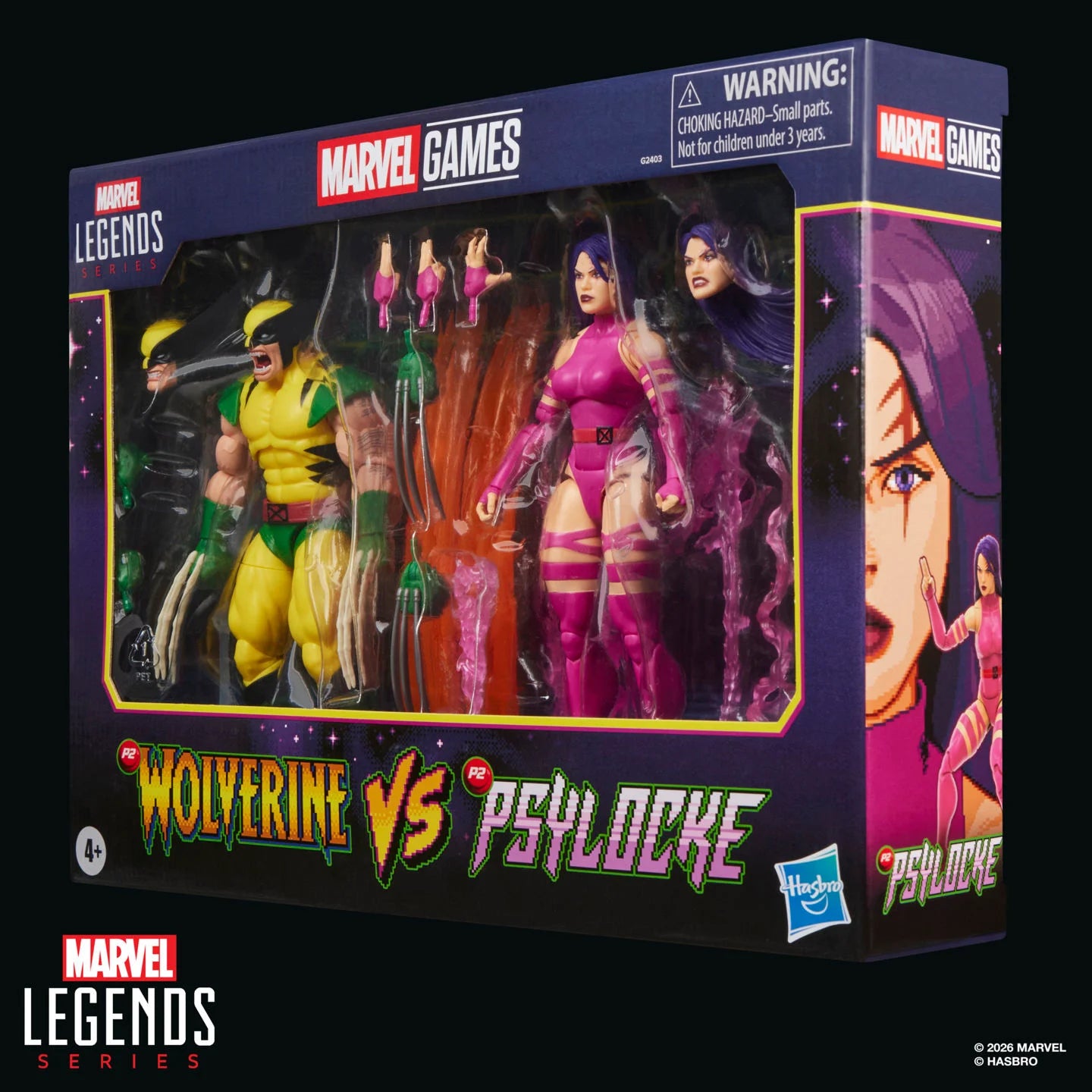 Pre-Order - Marvel Legends Gamerverse Wolverine vs. Psylocke Action Figure Two-Pack