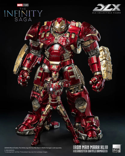 PRE-ORDER - Marvel: The Infinity Saga DLX Iron Man 44 Hulkbuster (Battle Damaged) Action Figure