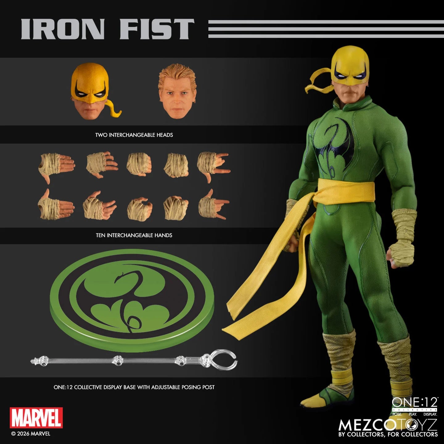 Pre-Order: Marvel One:12 Collective Iron Fist (Reissue)