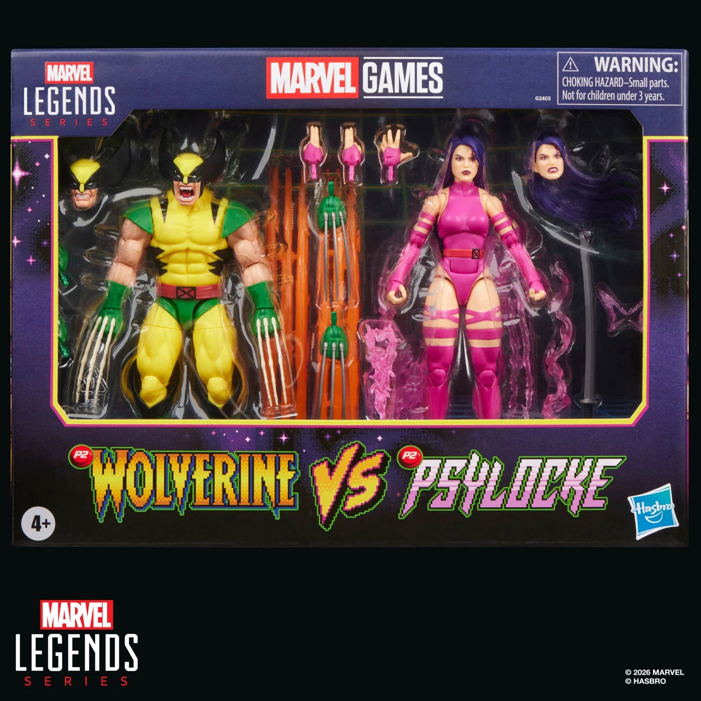 Pre-Order - Marvel Legends Gamerverse Wolverine vs. Psylocke Action Figure Two-Pack