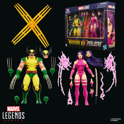 Pre-Order - Marvel Legends Gamerverse Wolverine vs. Psylocke Action Figure Two-Pack