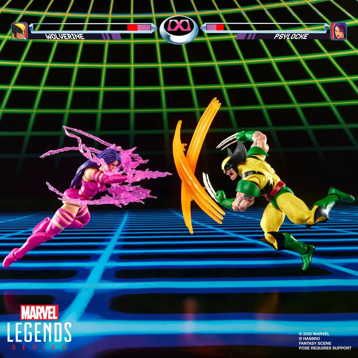 Pre-Order - Marvel Legends Gamerverse Wolverine vs. Psylocke Action Figure Two-Pack