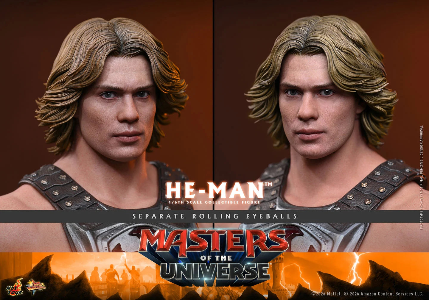 Pre-Order: Masters of the Universe (2026) MMS888 He-Man 1/6th Scale Collectible Figure