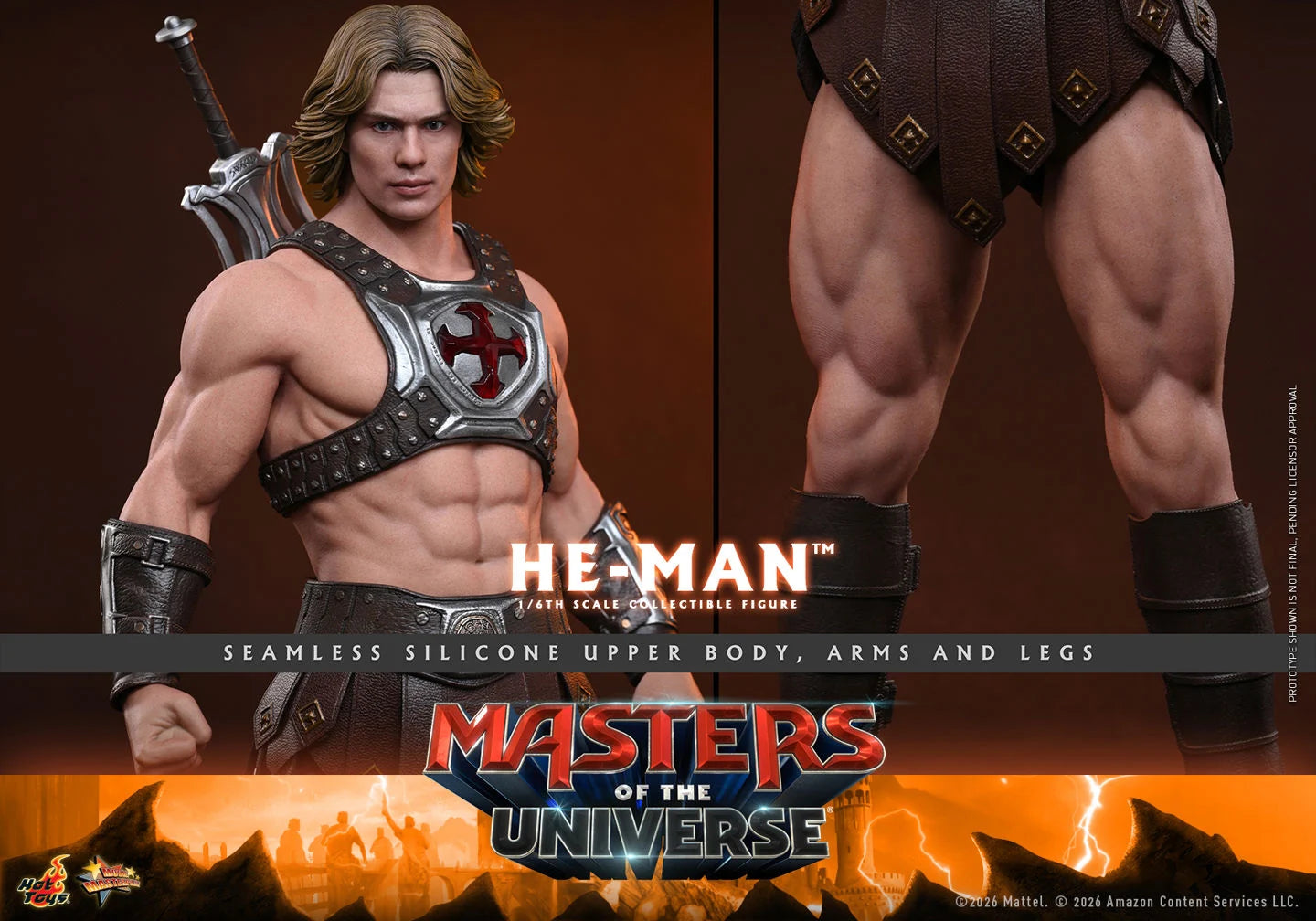 Pre-Order: Masters of the Universe (2026) MMS888 He-Man 1/6th Scale Collectible Figure
