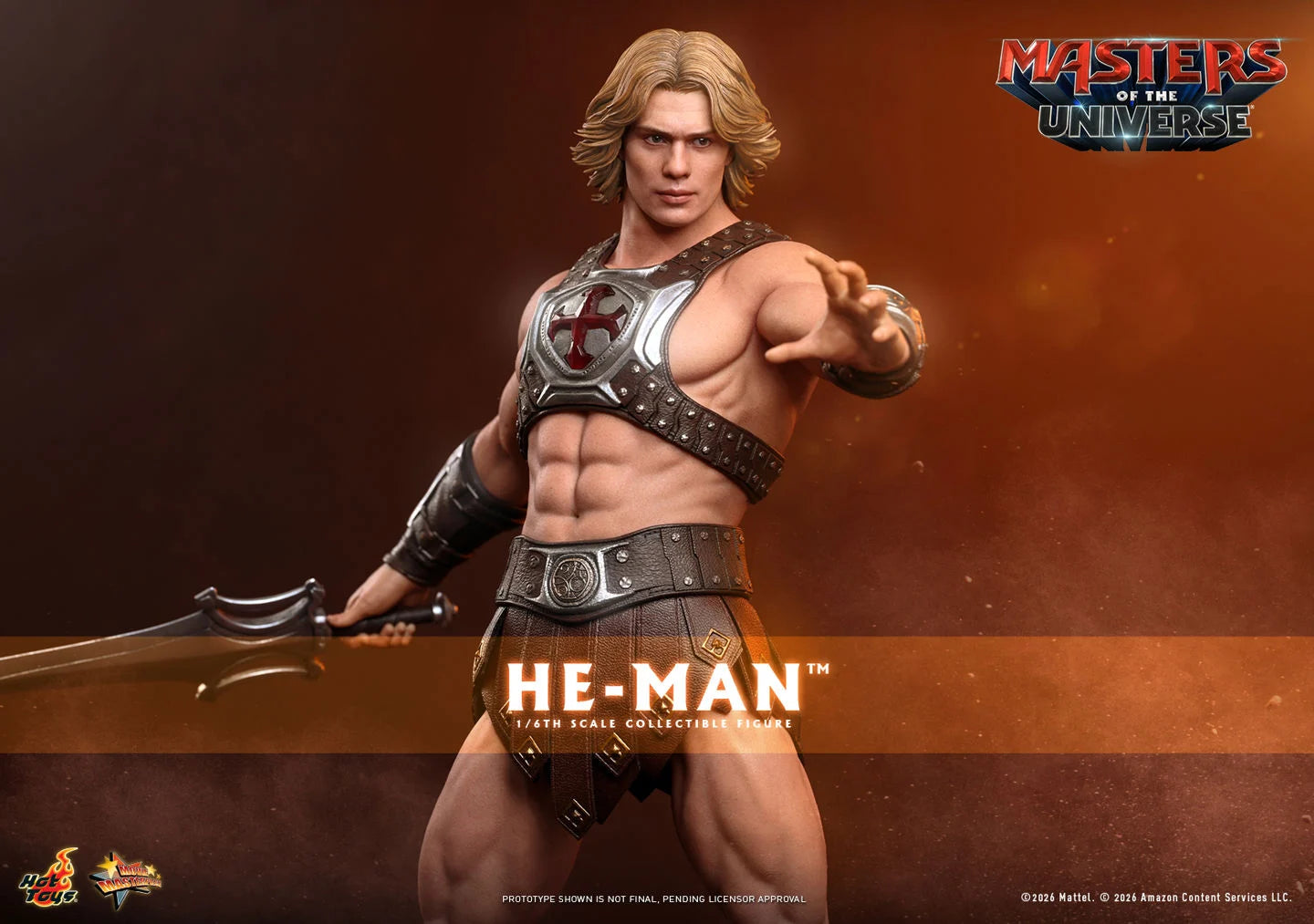 Pre-Order: Masters of the Universe (2026) MMS888 He-Man 1/6th Scale Collectible Figure