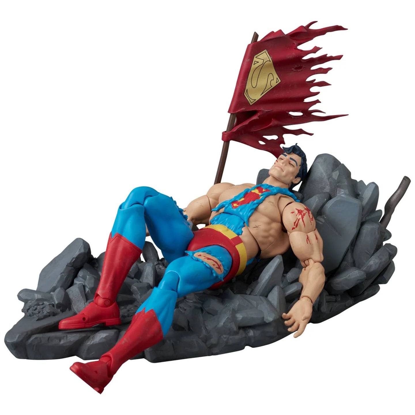 Pre-Order: Death of Superman MAFEX No.324 Superman (Battle Damaged Ver.) Action Figure