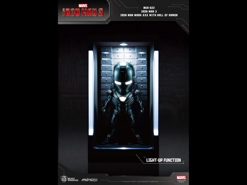 Iron Man 3 Mini Egg Attack MEA-022 Iron Man Mark XXX With Hall of Armor