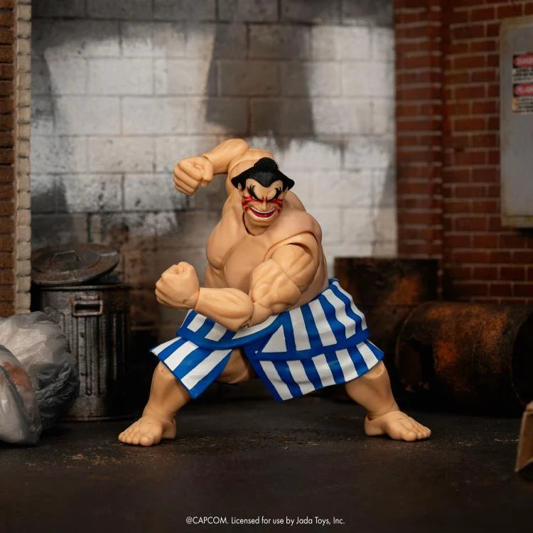 Pre-Order: Ultra Street Fighter II: The Final Challengers E. Honda (Deluxe Ver.) 1/12 Scale Action Figure