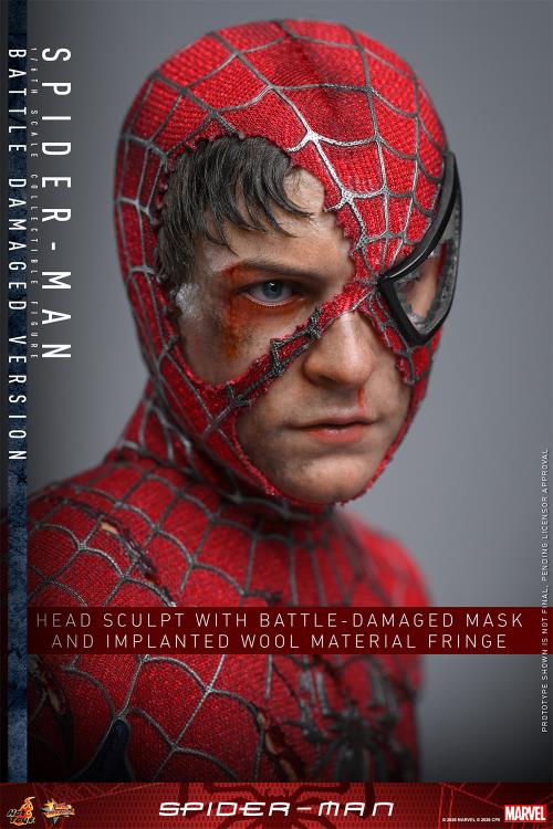 Pre-Order - Spider-Man (2002) MMS859 Spider-Man (Battle Damaged Ver.) 1/6th Scale Collectible Figure