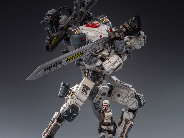 Dark Source God of War 86 Mecha (White) With Pilot 1/24 Scale Figure Set